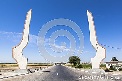 Ancient city of Merv in Turkmenistan Stock Photo